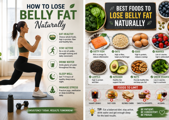 How to Lose Belly Fat Naturally: 12 Proven Ways to Burn Stubborn Belly Fat Safely